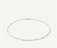 Collana Marco Bicego Donna Marrakech in Oro bianco Diamante 0.45 Ct CG337-B1 - CG337-B1
